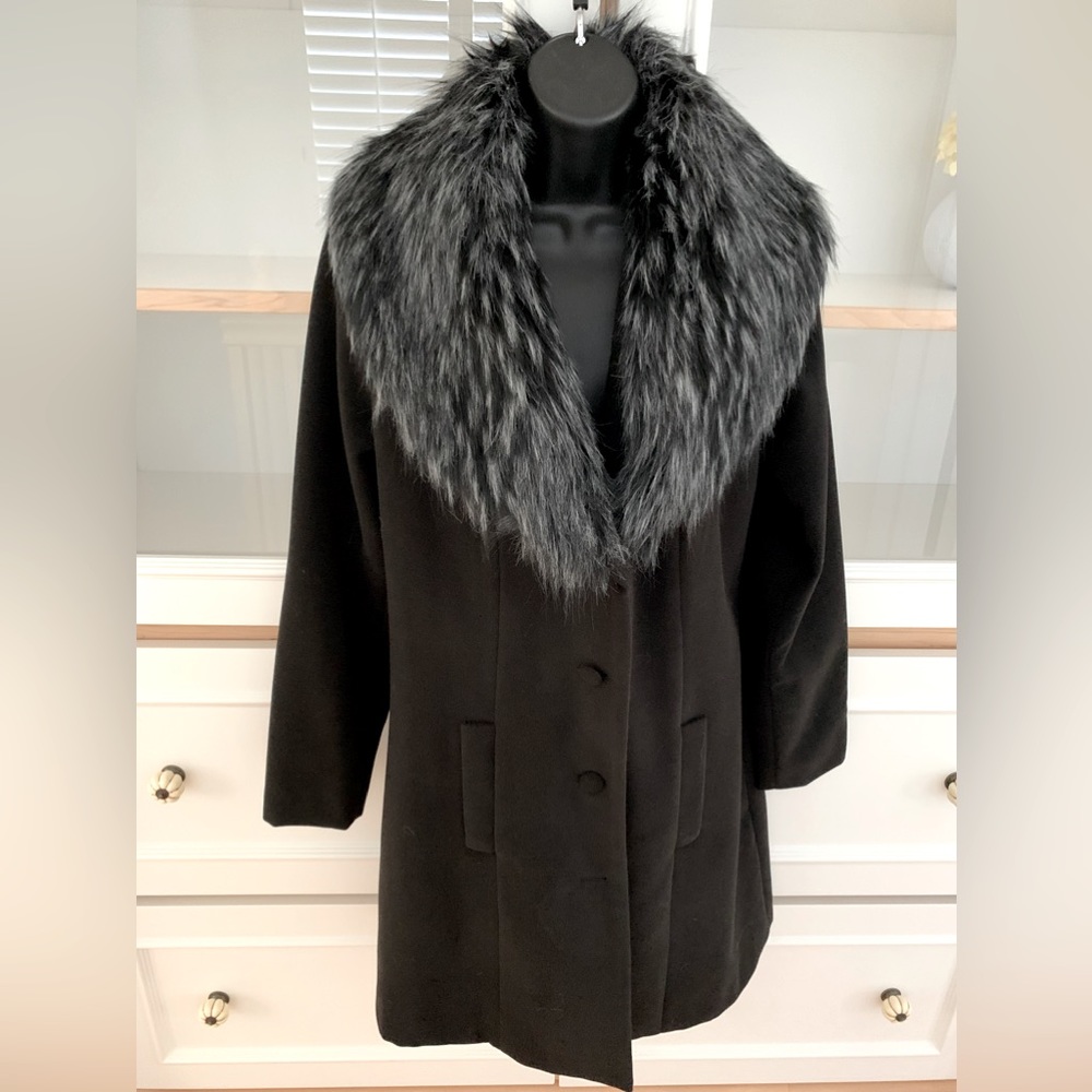 RLZ Ralph Lauren Faux Fur long Coat - brand new never used Size xsmall